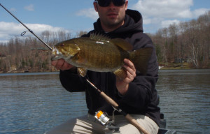Suspending jerkbaits catch early spring smallmouths better than most other baits I throw. Part of it is through technique while most of it is due to their capability to freeze in space and hover in the faces of fish.